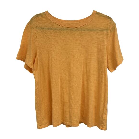 Old Navy Mango Sorbet Cotton Short Sleeve Everywear Crewneck Tee Womens Large - Picture 1 of 5